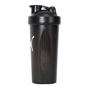 Puma Logo 600ml Shaker Bottle (Black)