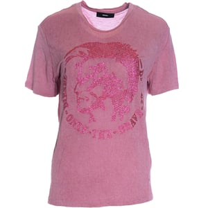 DIESEL T MORI Womens T Shirt Crew Neck Short Sleeve Casual Summer Cotton Top
