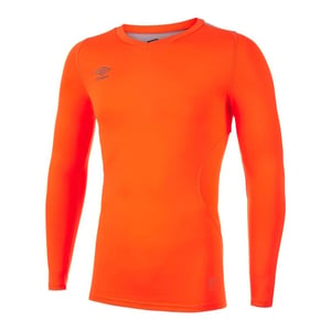 Umbro Heren Elite V Neck Base Layer Top (Schokkend Oranje)