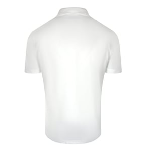 Diesel Small Triangular Logo White Polo Shirt