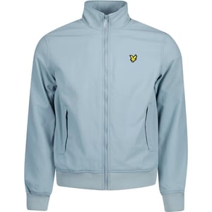 Lyle & Scott met fleece gevoerde blauwe jas met trechterhals