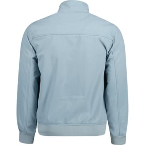 Lyle & Scott met fleece gevoerde blauwe jas met trechterhals