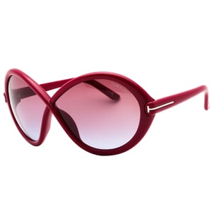 Tom Ford Shiny Fuxia Frame Violet Sunglasses