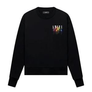 Amiri MA Drip Collage-logo zwart sweatshirt