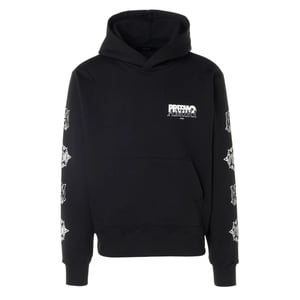 Zwarte hoodie met Amiri Premier-logo