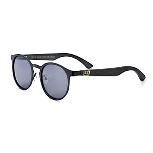 Earth Wood Reine Polarized Sunglasses - Black/Black