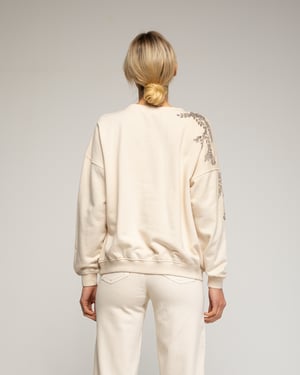 Sweatshirt med paljetter