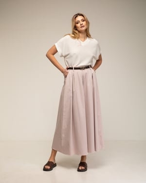 Wijde broek met steekzakken