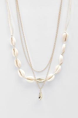 Shell Multi Layer Choker Necklace