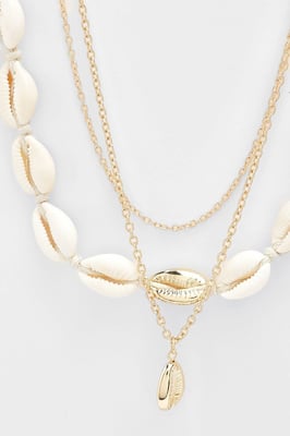 Shell Multi Layer Choker Necklace