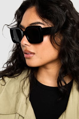 Black Frame Sunglasses