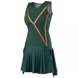 Head Performance CT Womens Green Tennis Dress