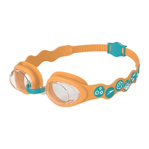 Speedo Childrens/Kids 2024 Spotted Swimming Goggles (Orange/Green)