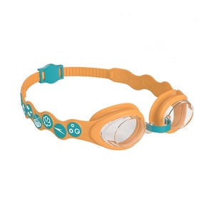 Speedo Childrens/Kids 2024 Spotted Swimming Goggles (Orange/Green)