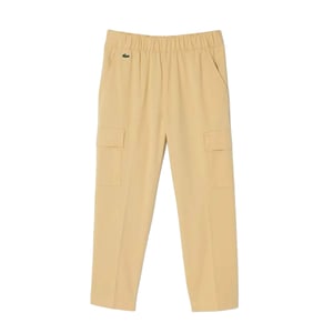 Lacoste Lichtgewicht kinder/kinder Gabardine Cargo Broek (Natuurlijk)