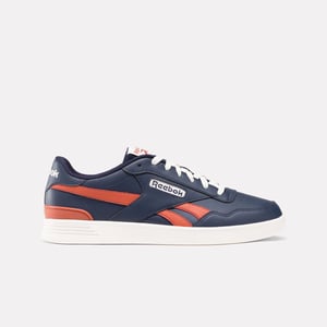 Reebok Court Advance Clip herentrainers in Navy Rood