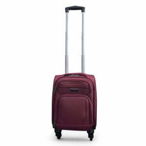Soft Shell Lightweight Nylon 4 Wheel Underseat Cabin Case Holiday Suitcase