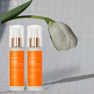 2 x Vitamin C + Hyaluronic Acid Hydrabright Serum 60ml