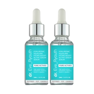 2 x Hyaluronic acid Squalane Hydro Boost active serum 30ml