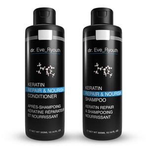 Keratin Repair & Nourish Shampoo 300 ml + Keratin Repair & Nourish Conditioner 300 ml