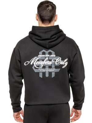Enzo Milano | Oversized Hoodie med tryck för herrar