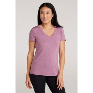 Mountain Warehouse Dames/Dames Vitaliteit V Hals T-shirt (Bes)