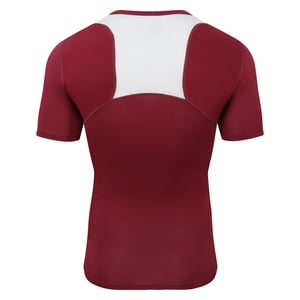 Umbro Unisex Elite V-hals Base Layer Top voor volwassenen (Nieuw Claret)