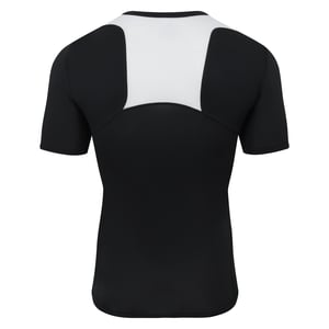 Umbro Unisex Elite V-hals Base Layer Top voor volwassenen (Zwart)