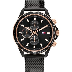 Tommy Hilfiger Miles Heren Horloge Zwart 1792020