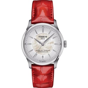 Tissot T-classic Chemin Des Tourelles Powermatic 80 Women's Red Watch T1392071611100
