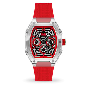 Ice Watch Ice Boliday - Clear Red Skel Unisex Horloge Rood 024288
