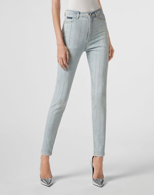 Superhög midja jeggings