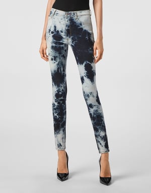 Jeggings med hög midja