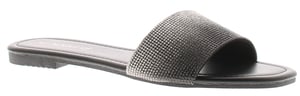 Apache Womens Flat Sandals Fade Slip On silver fade