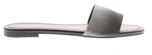 Apache Womens Flat Sandals Fade Slip On silver fade