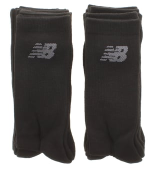 New Balance Mens Socks 10pk Crew M 7-8 L 9-11 black