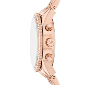 Michael Kors Ritz Dames Roze Gouden Horloge MK7531