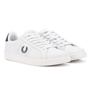 Fred Perry Cupsole Leren Witte Sneakers Voor Heren