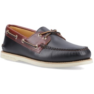 Sperry Authentic Gold Cup Herrskor I Läder, Svart/Brun Båtskor