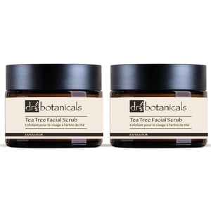 Dr Botanicals Eucalyptus & Tea Tree Gezichtsscrub 50ml x 2 Duo Pack