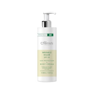 skinChemists Rimpel Doder Zonnebescherming Lichaamscrème SPF 30 200ml x 2 Duo Pack
