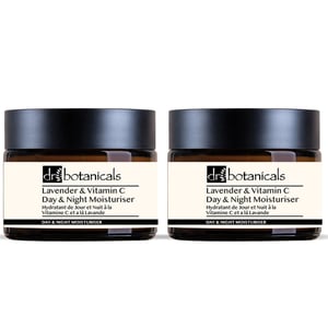 Dr Botanicals Lavendel & Vitamine C Dag- en Nachtcrème 50 ml x 2 Duo Pack