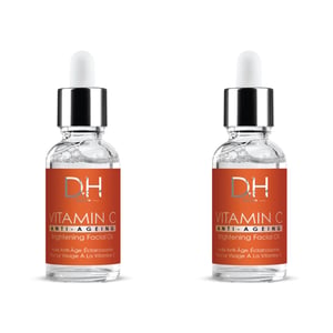 Dr H Vitamin C Brightening Oil Facial Oil 30ml x 2 Duo Pack