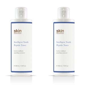 Skin Research Youth Peptide Toner 200ml x 2 Duo Pack