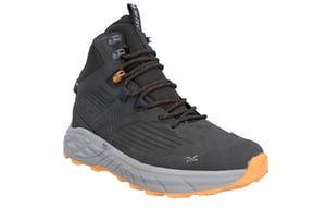 Hi-Tec Fuse Trek Mid Polyester Heren Wandelschoenen In Staal/Grijs/Geel