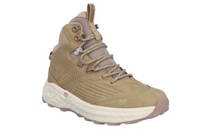 Hi-Tec Fuse Trek Mid Polyester Wandelschoenen Voor Dames In Taupe/Witkap Grijs/Warm Taupe