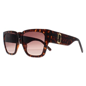 Marc Jacobs Square Womens Tortoise Dark Brown Gradient MARC 646/S Sunglasses
