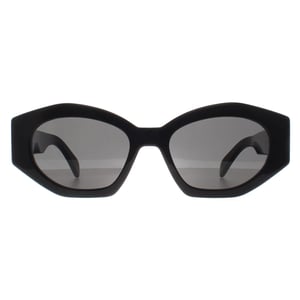 Celine Cat Eye Womens Shiny Black Smoke Grey Triomphe CL40238U