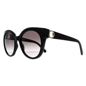 Salvatore Ferragamo Cat Eye Womens Black Grey Gradient SF1031S