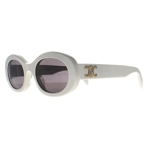 Celine Round Womens Ivory Smoke Grey Triomphe CL40194U
